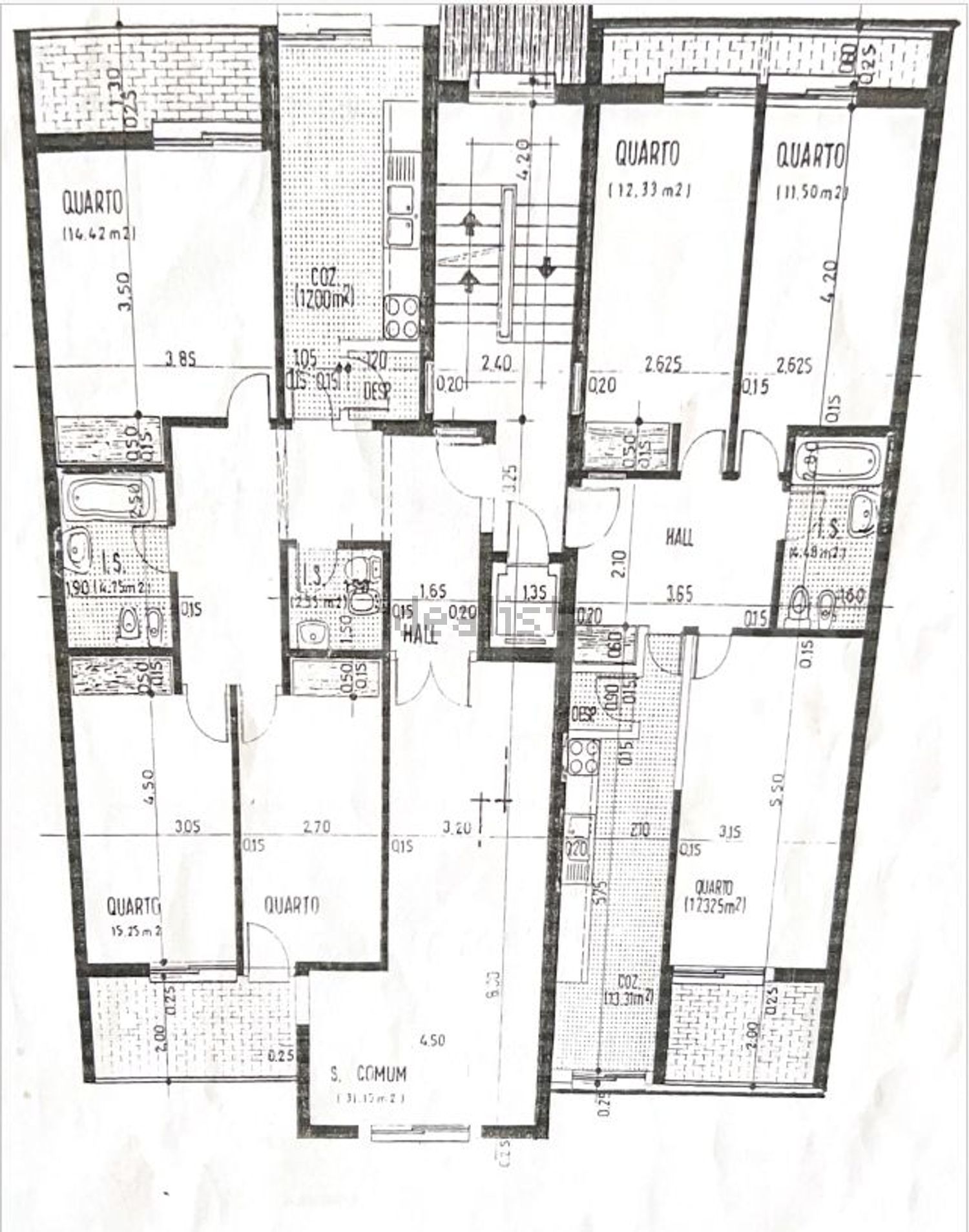 公寓 t3出售在Rua Miguel Torga, 197 - 平面图