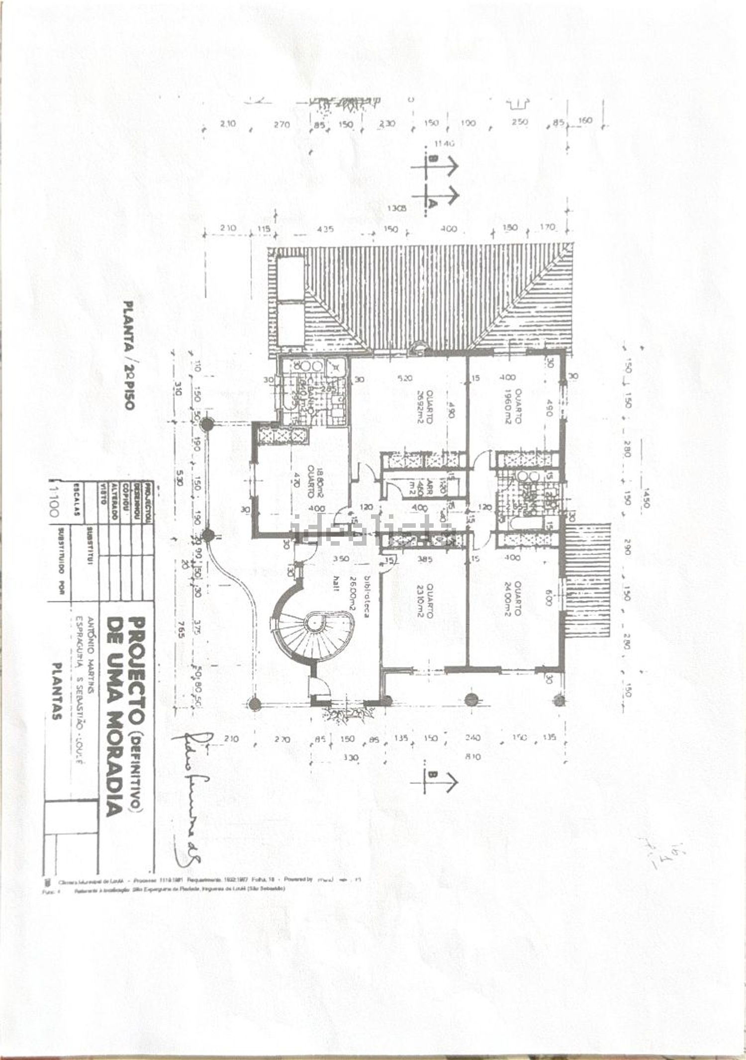 小楼房或独栋别墅出售在Rua de Nossa Senhora da Piedade, 13 - 平面图