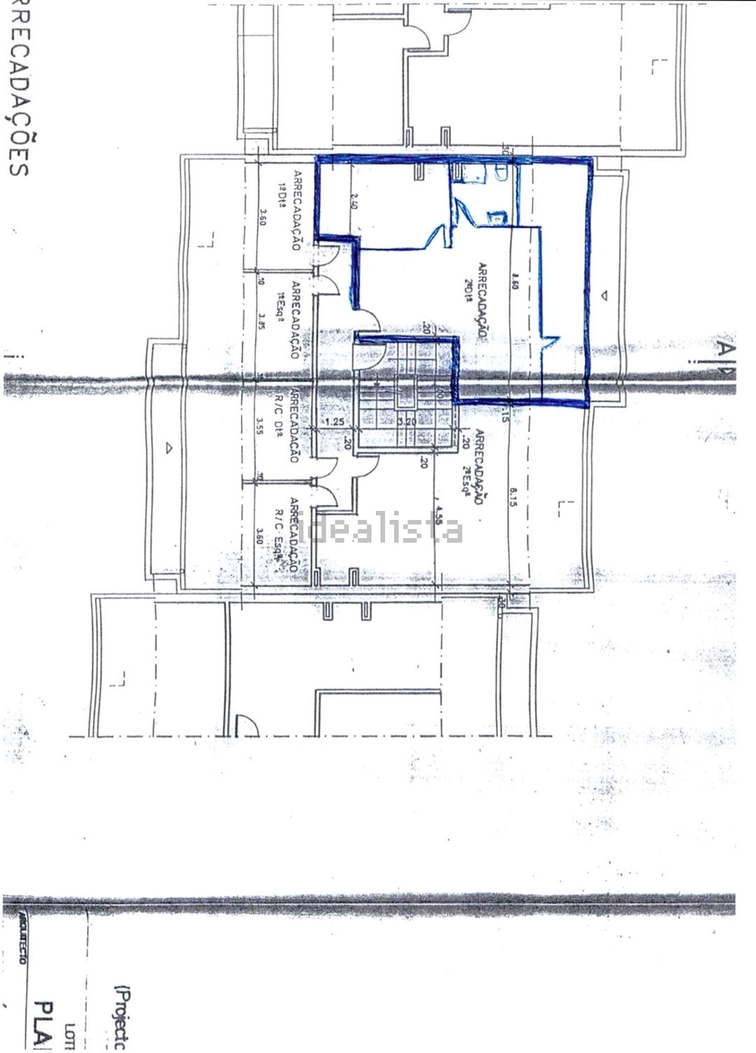 公寓 t2出售在Rua Forno, 66 - 平面图