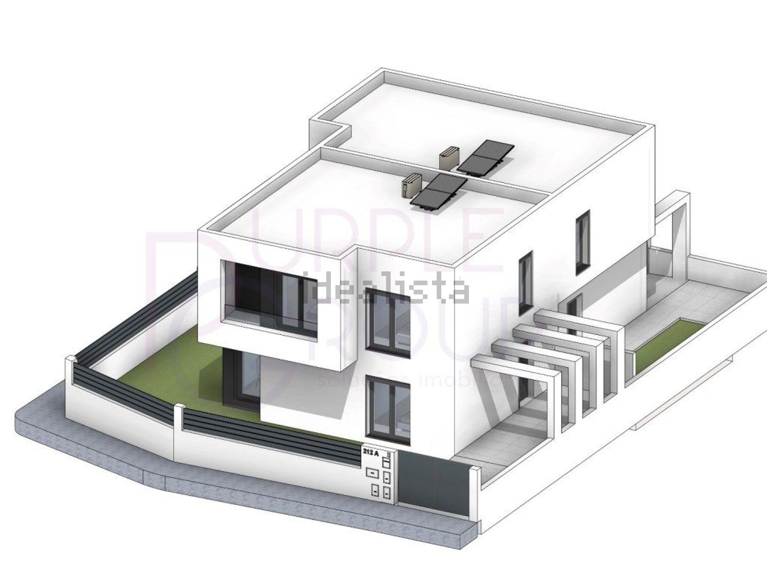 小楼房或独栋别墅出售在 Bairro Novo - Quinta Dona Maria - 平面图