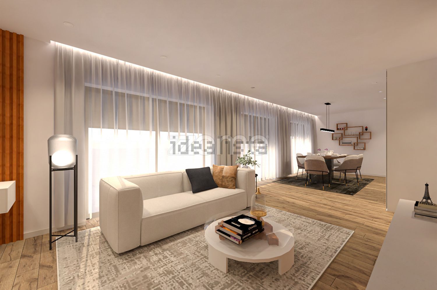 公寓 t2出售在Rua Engenheiro Custódio José Vilas Boas - 客厅