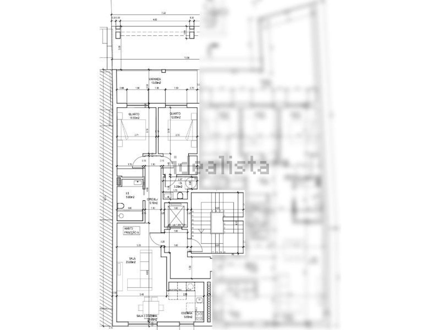 公寓 t2出售在 Santa Marta do Pinhal - 平面图