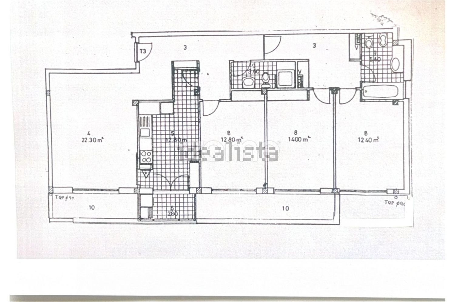 公寓 t3出售在 Quinta da Comenda, 94 - 平面图