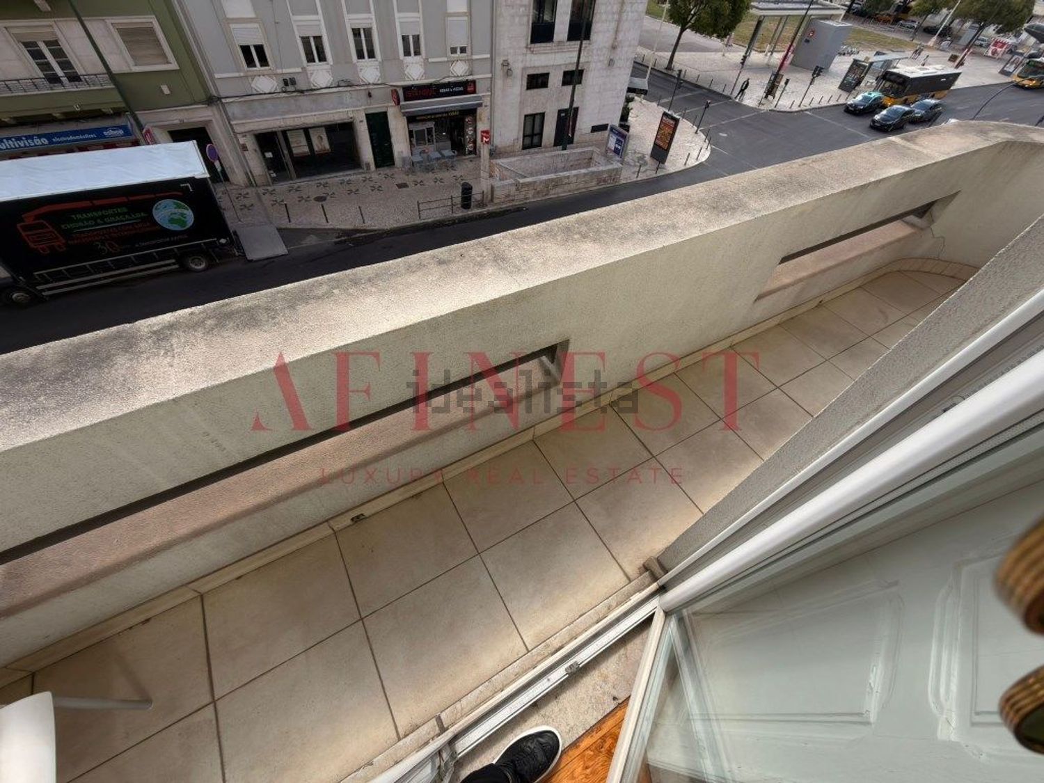 出租公寓 t2在Avenida Almirante Reis - 阳台