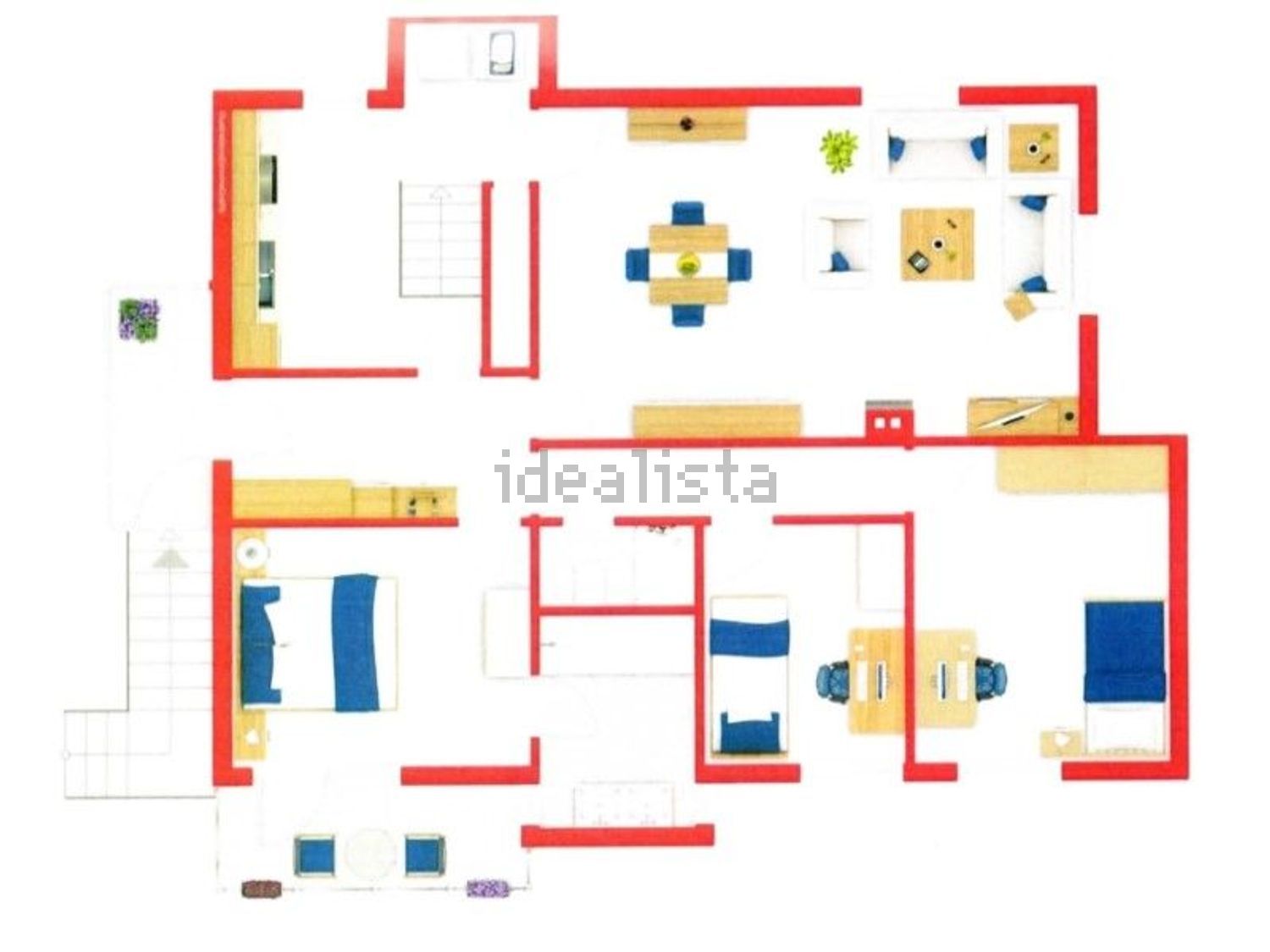 小楼房或独栋别墅出售在 Vau - 平面图
