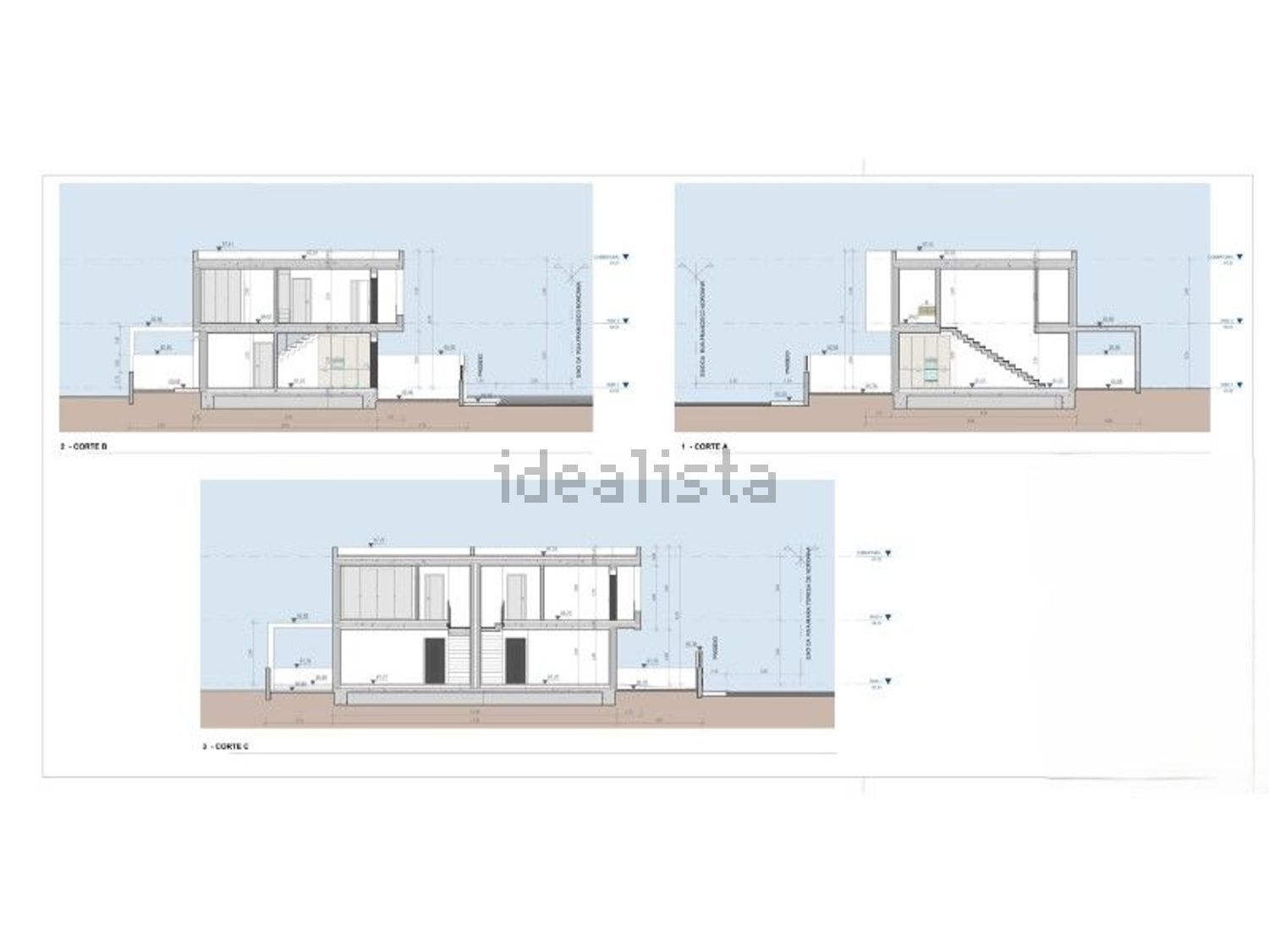 小楼房或独栋别墅出售在 Bairro Novo - Quinta Dona Maria - 平面图
