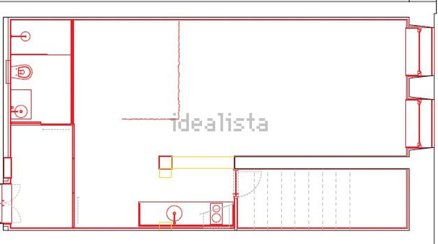 出租公寓 t1在 Praça da República - 平面图