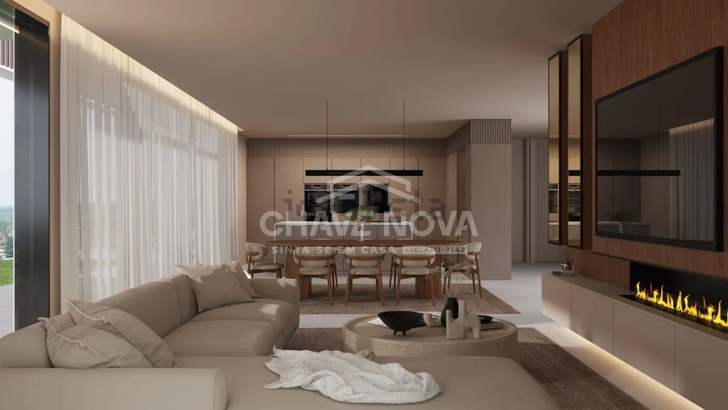 小楼房或独栋别墅出售在Rua Cartas s/n - 客厅