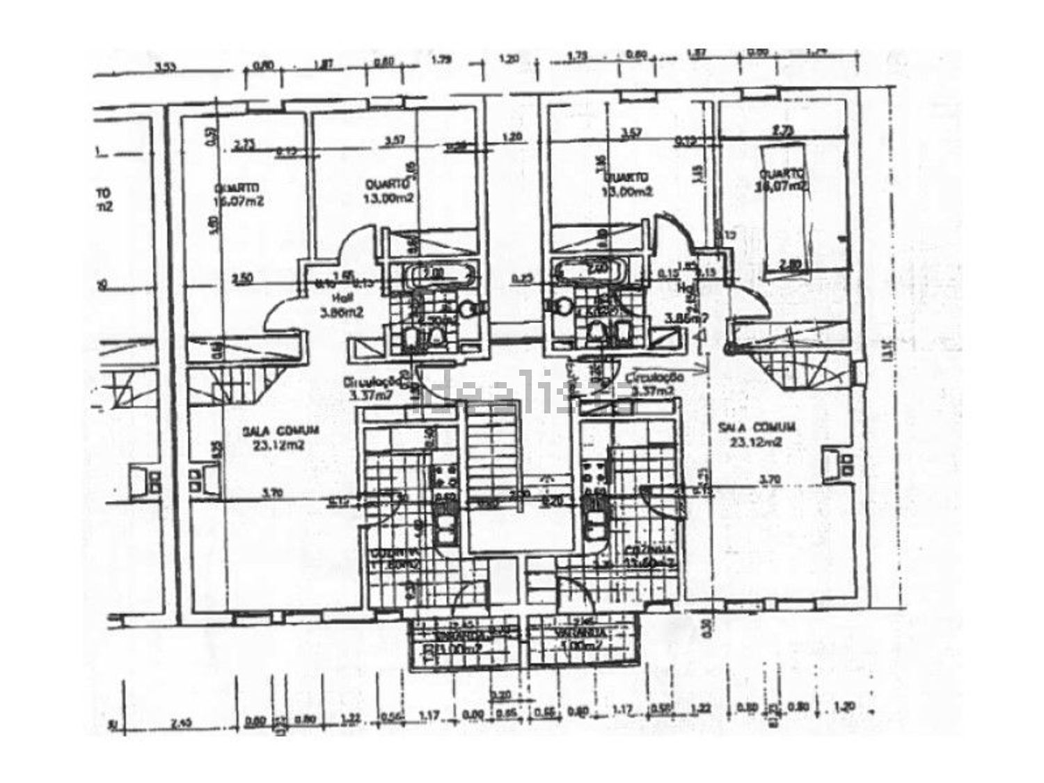 出租复式公寓在Rua dos Queijinhos, 81 a - 平面图