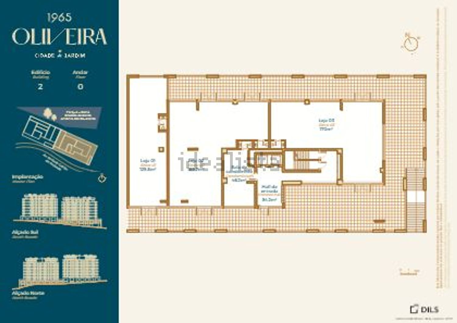 公寓 t3出售在Avenida António Galvão de Andrade, 2660 - 平面图