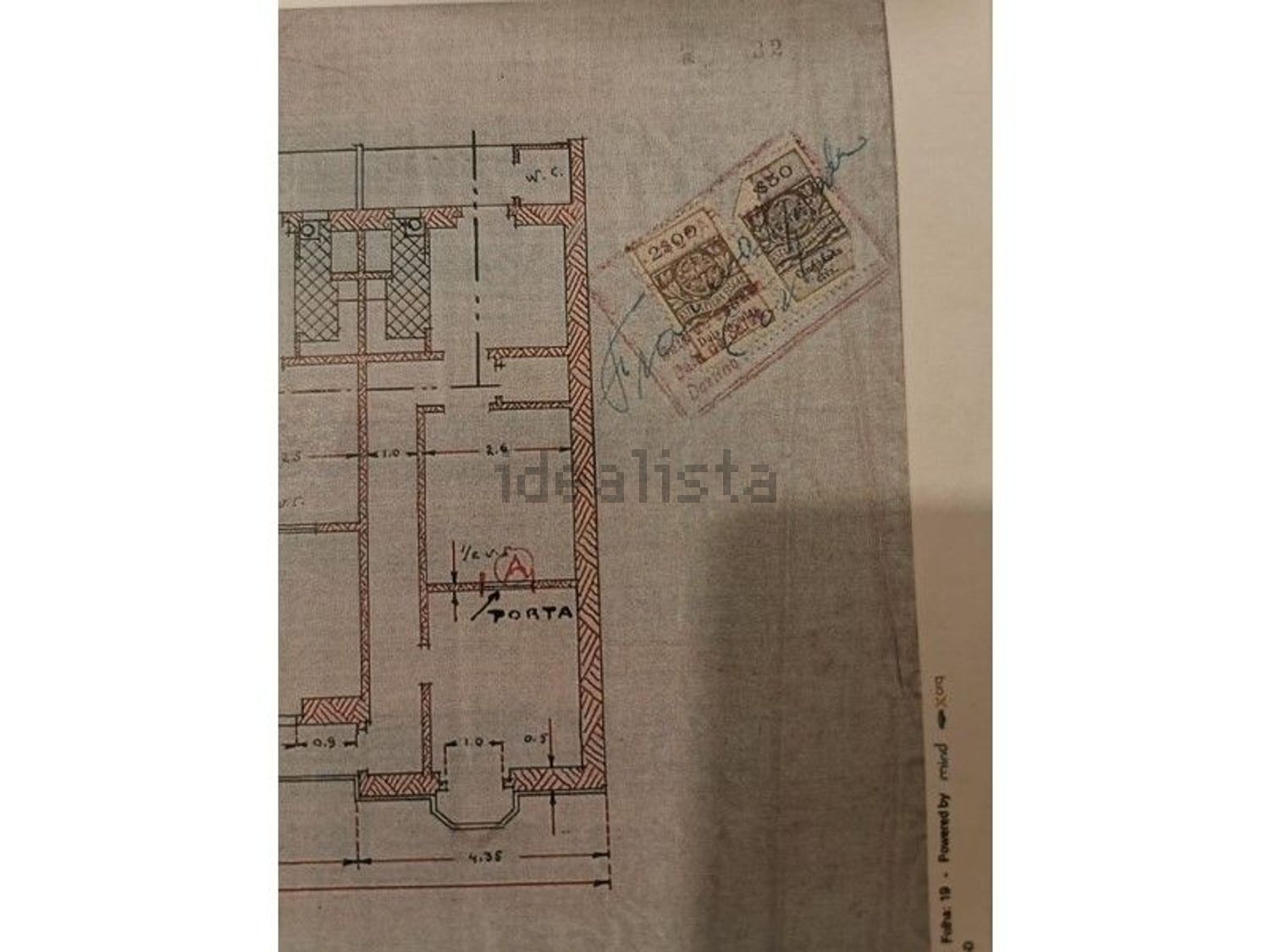 出租公寓 t1在Rua Frei Fortunato de São Boaventura, 52 b - 平面图
