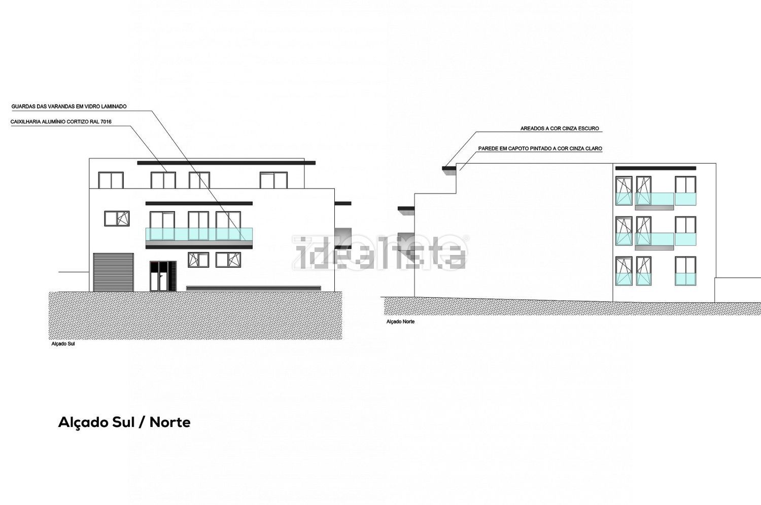 公寓 t2出售在Rua Engenheiro Custódio José Vilas Boas - 平面图