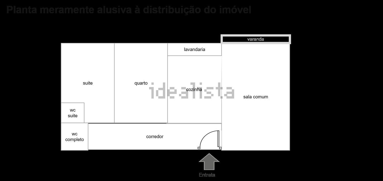 出租公寓 t2在 Zona Histórica de Matosinhos - 平面图
