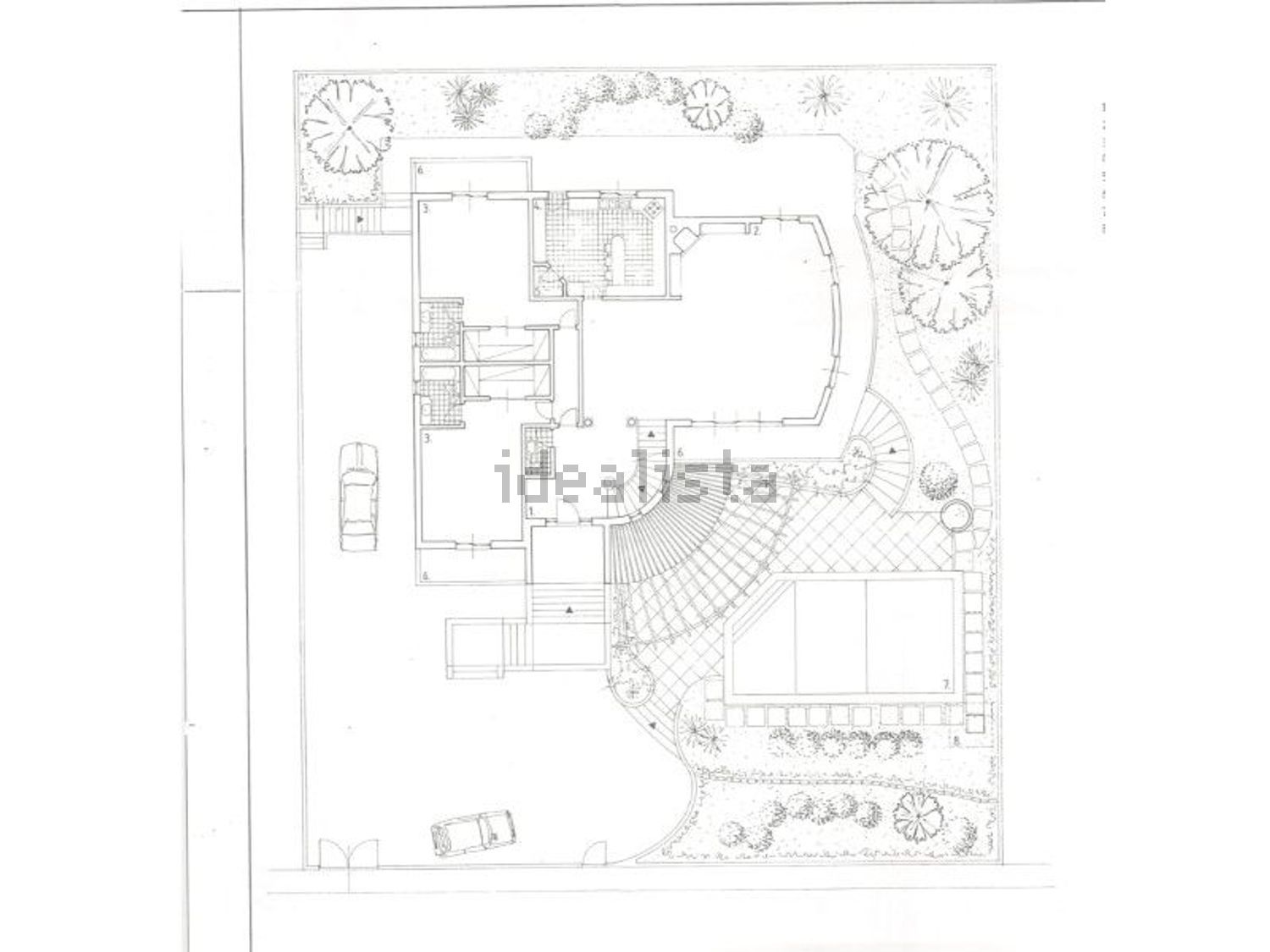 小楼房或独栋别墅出售在Rua Mouzinho de Albuquerque - 平面图