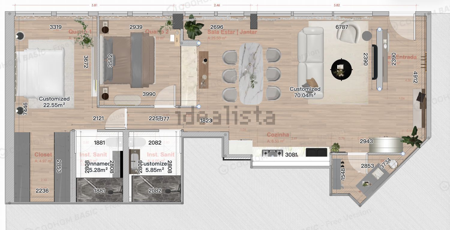 公寓 t2出售在Alameda do Fujacal, 148 - 平面图