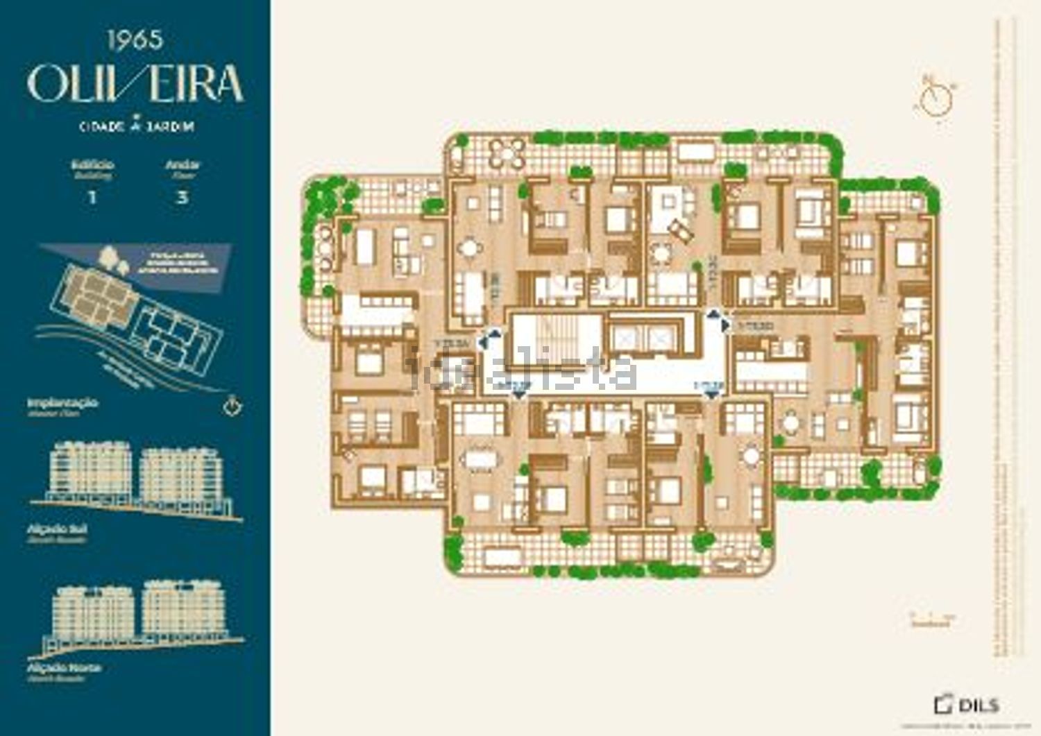 公寓 t3出售在Avenida António Galvão de Andrade, 2660 - 平面图
