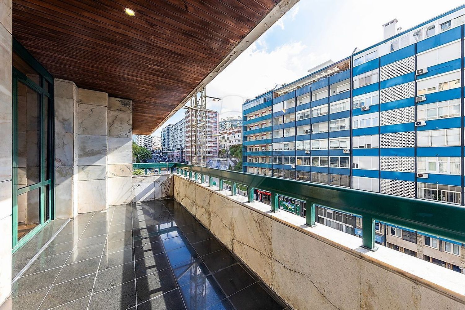 出租公寓 t2在Avenida Infante Santo - 阳台