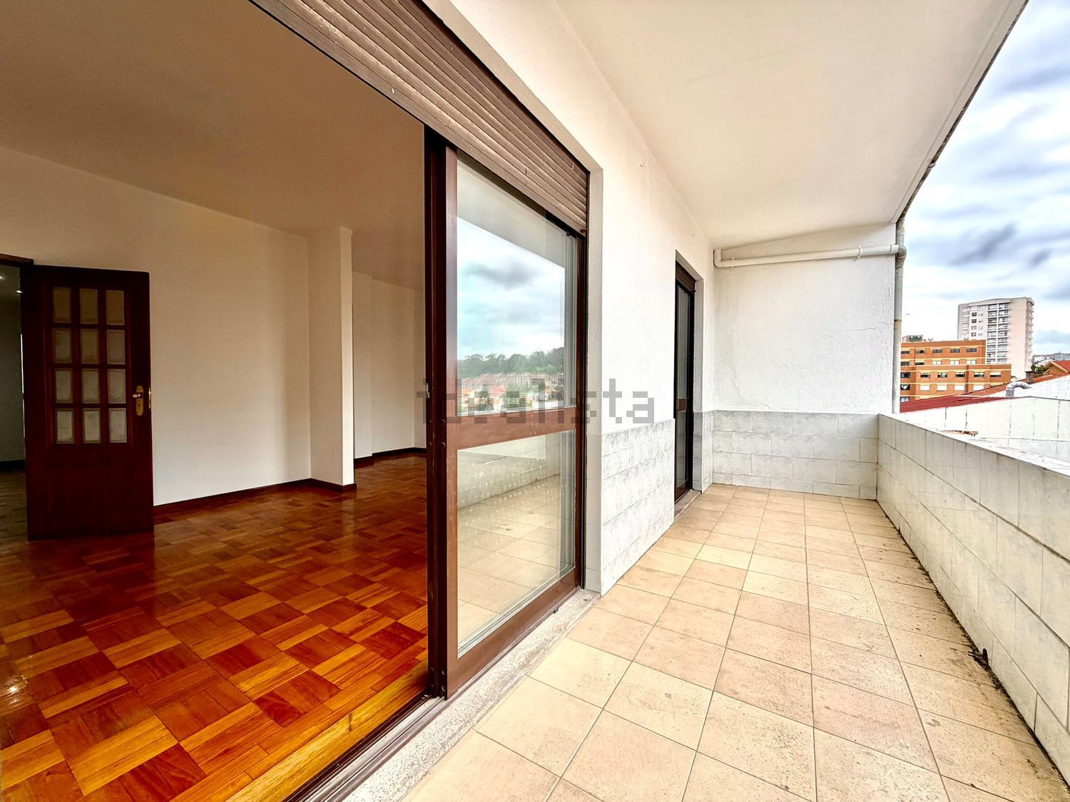 出租公寓 t3在Avenida de Fernão de Magalhães - 阳台