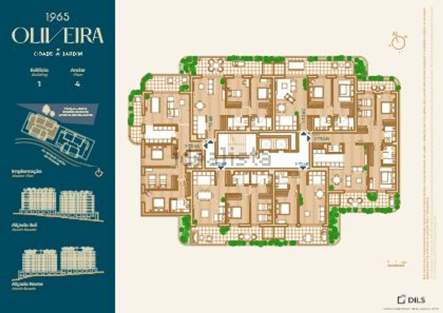公寓 t3出售在Avenida António Galvão de Andrade, 2660 - 平面图