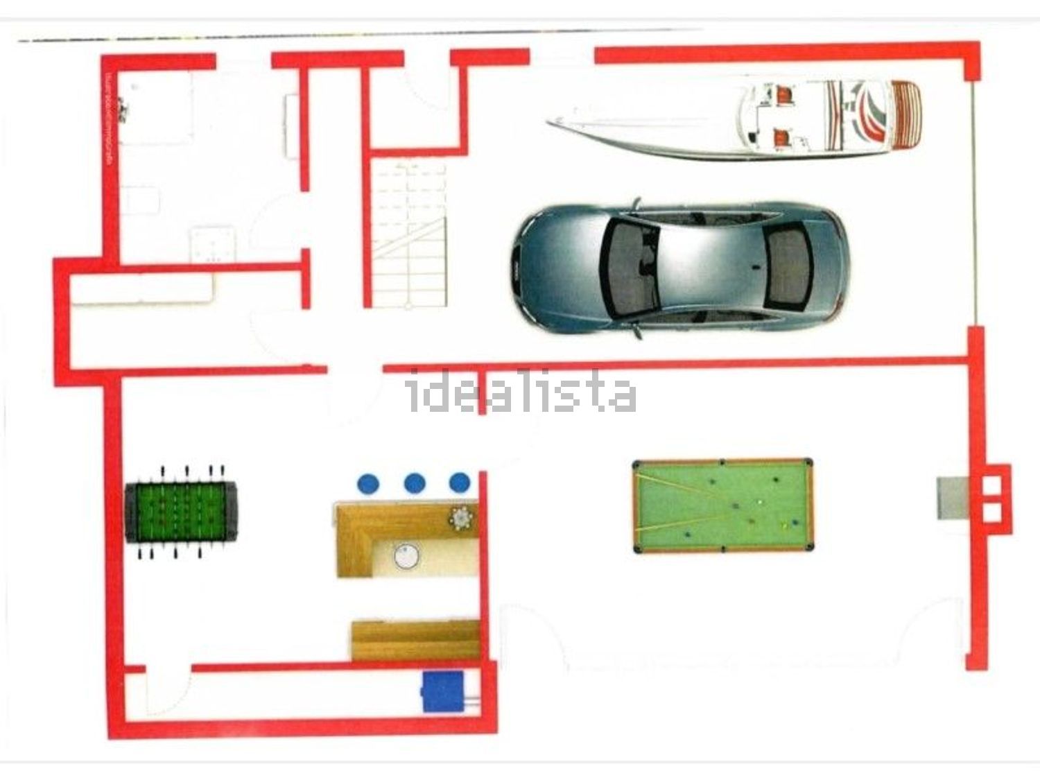 小楼房或独栋别墅出售在 Vau - 平面图