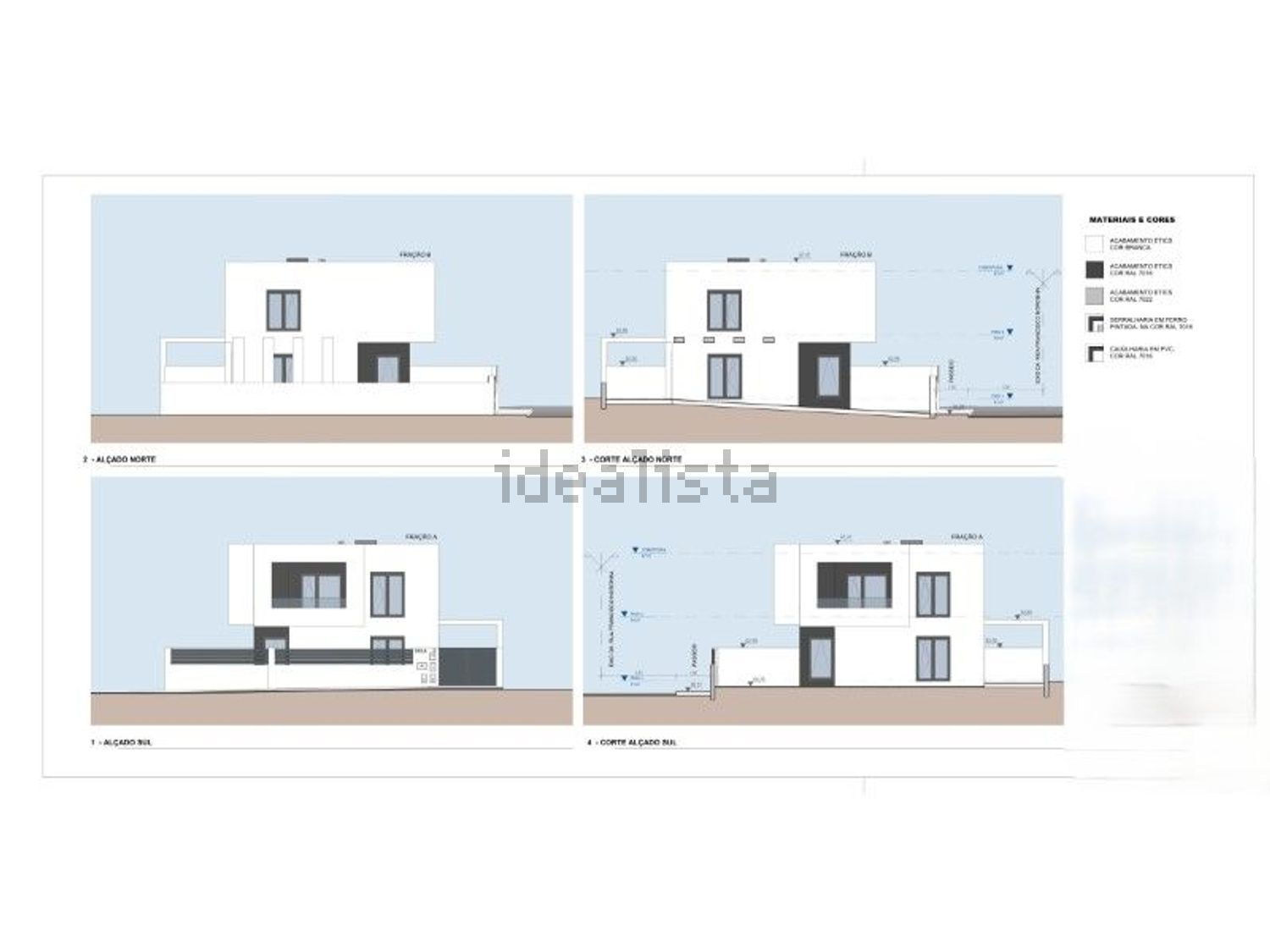 小楼房或独栋别墅出售在 Bairro Novo - Quinta Dona Maria - 平面图