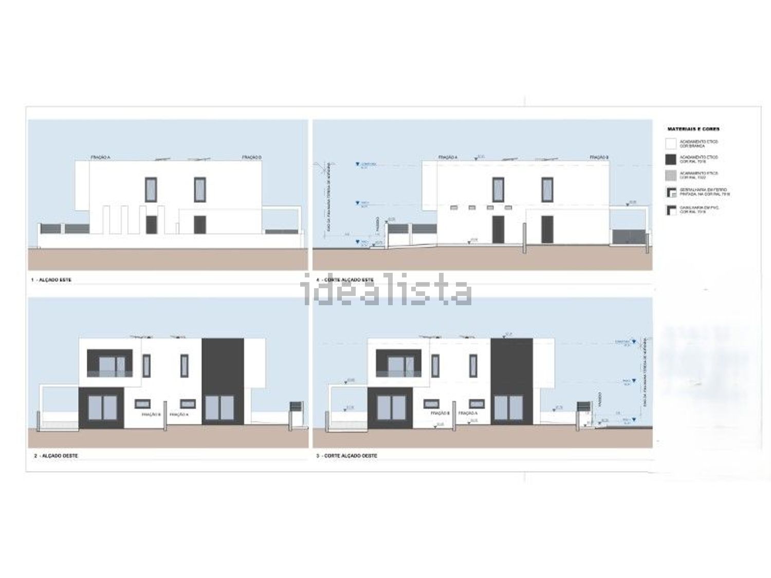 小楼房或独栋别墅出售在 Bairro Novo - Quinta Dona Maria - 平面图