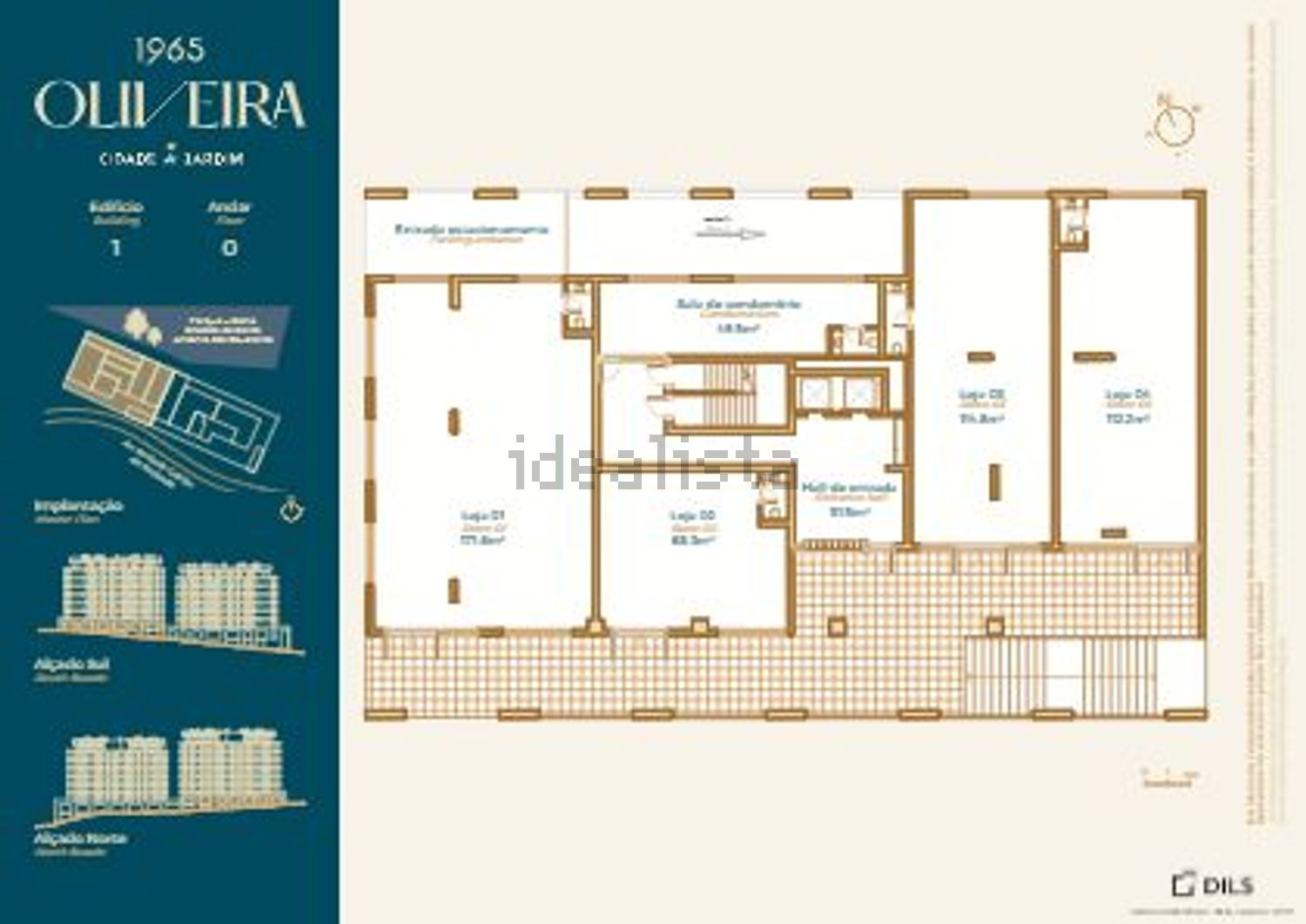 公寓 t3出售在Avenida António Galvão de Andrade, 2660 - 平面图