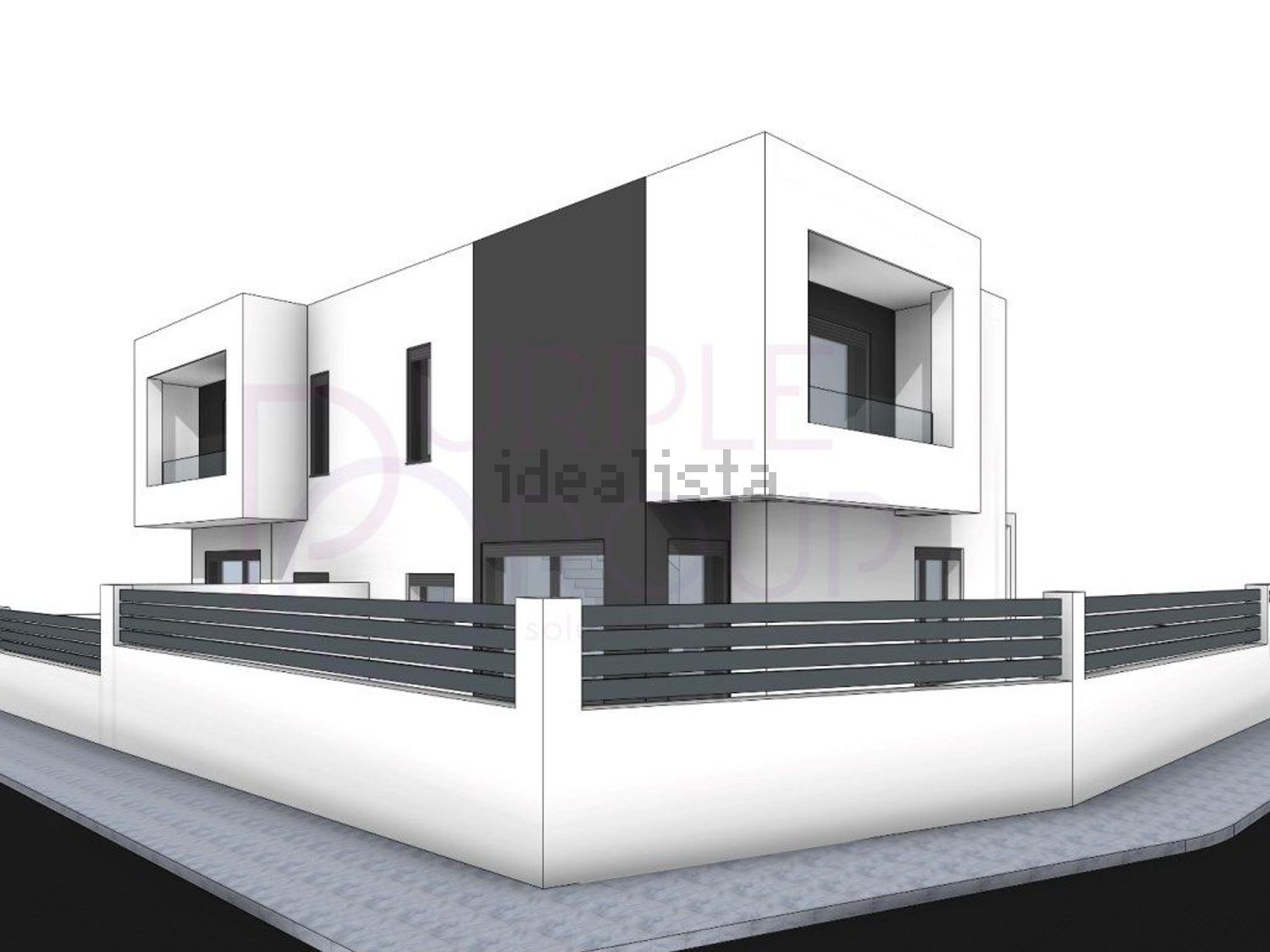 小楼房或独栋别墅出售在 Bairro Novo - Quinta Dona Maria - 外立面