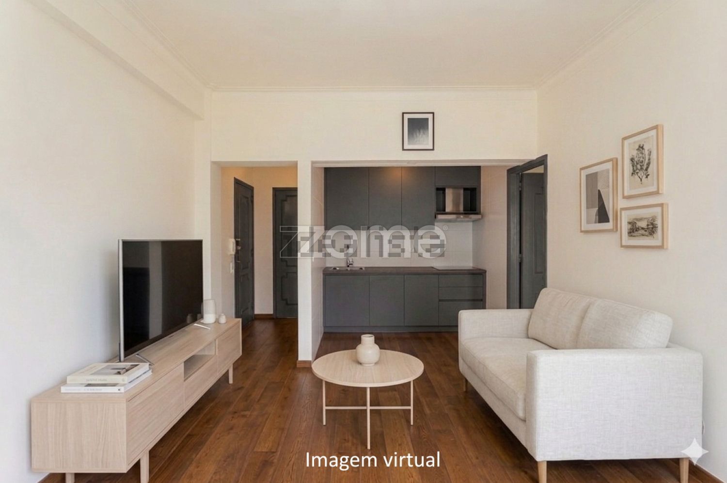 公寓 t1出售在Rua da Quinta das Palmeiras, 65 - 客厅