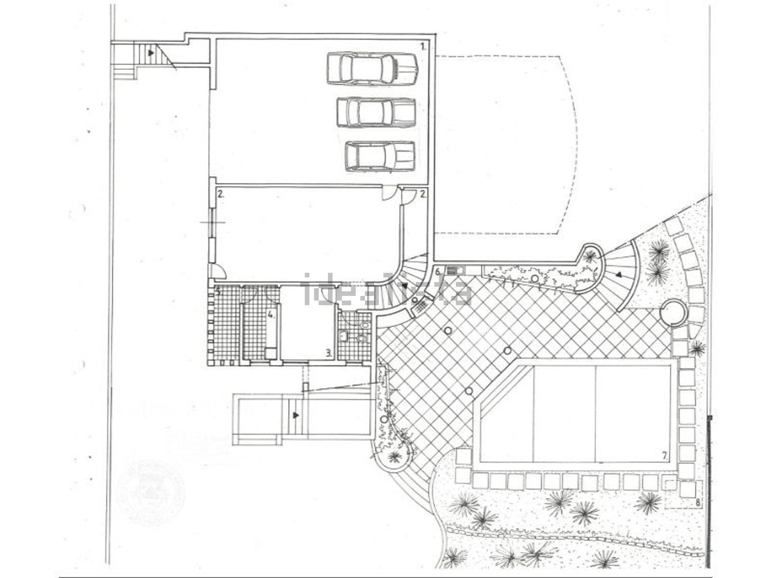 小楼房或独栋别墅出售在Rua Mouzinho de Albuquerque - 平面图