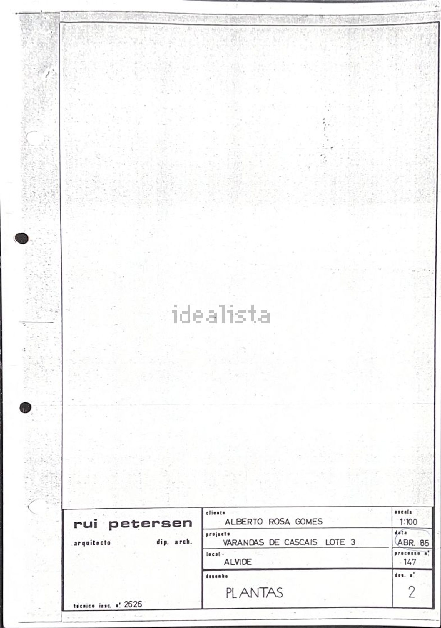 公寓 t2出售在Rua Mário Viegas - 平面图