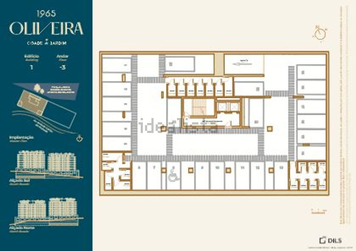 公寓 t3出售在Avenida António Galvão de Andrade, 2660 - 平面图