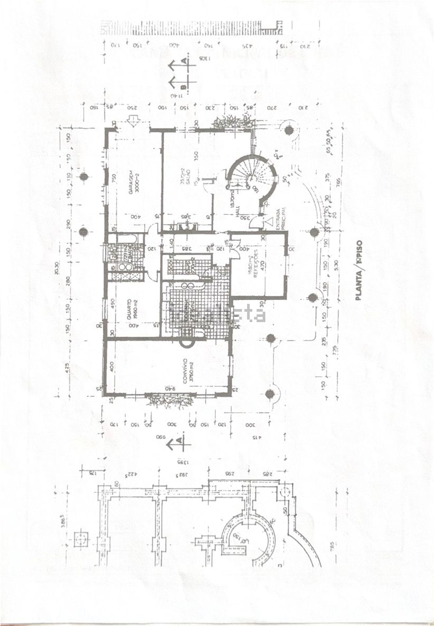 小楼房或独栋别墅出售在Rua de Nossa Senhora da Piedade, 13 - 平面图