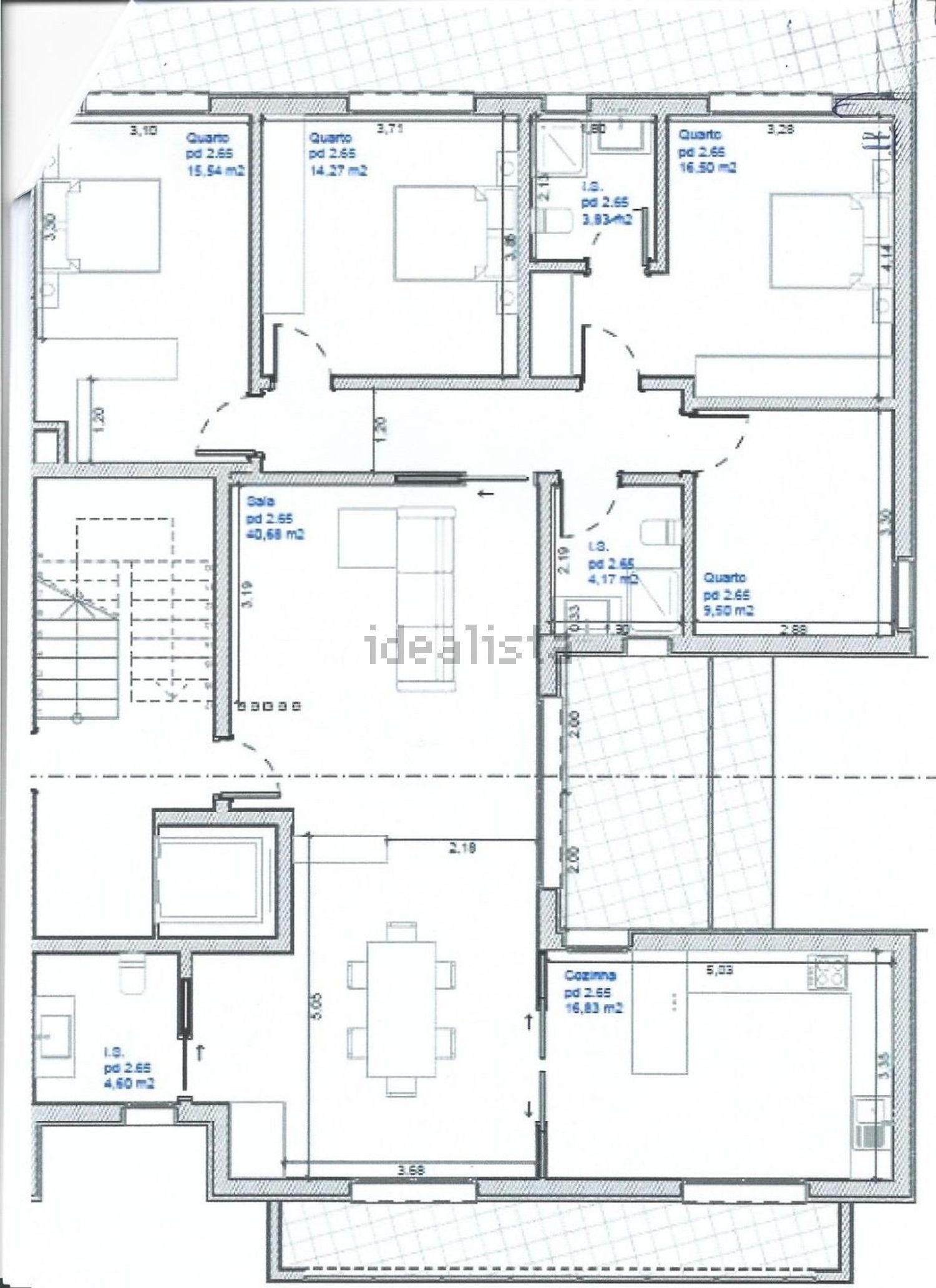 公寓 t4出售在Rua Do Pinhal s/n - 平面图