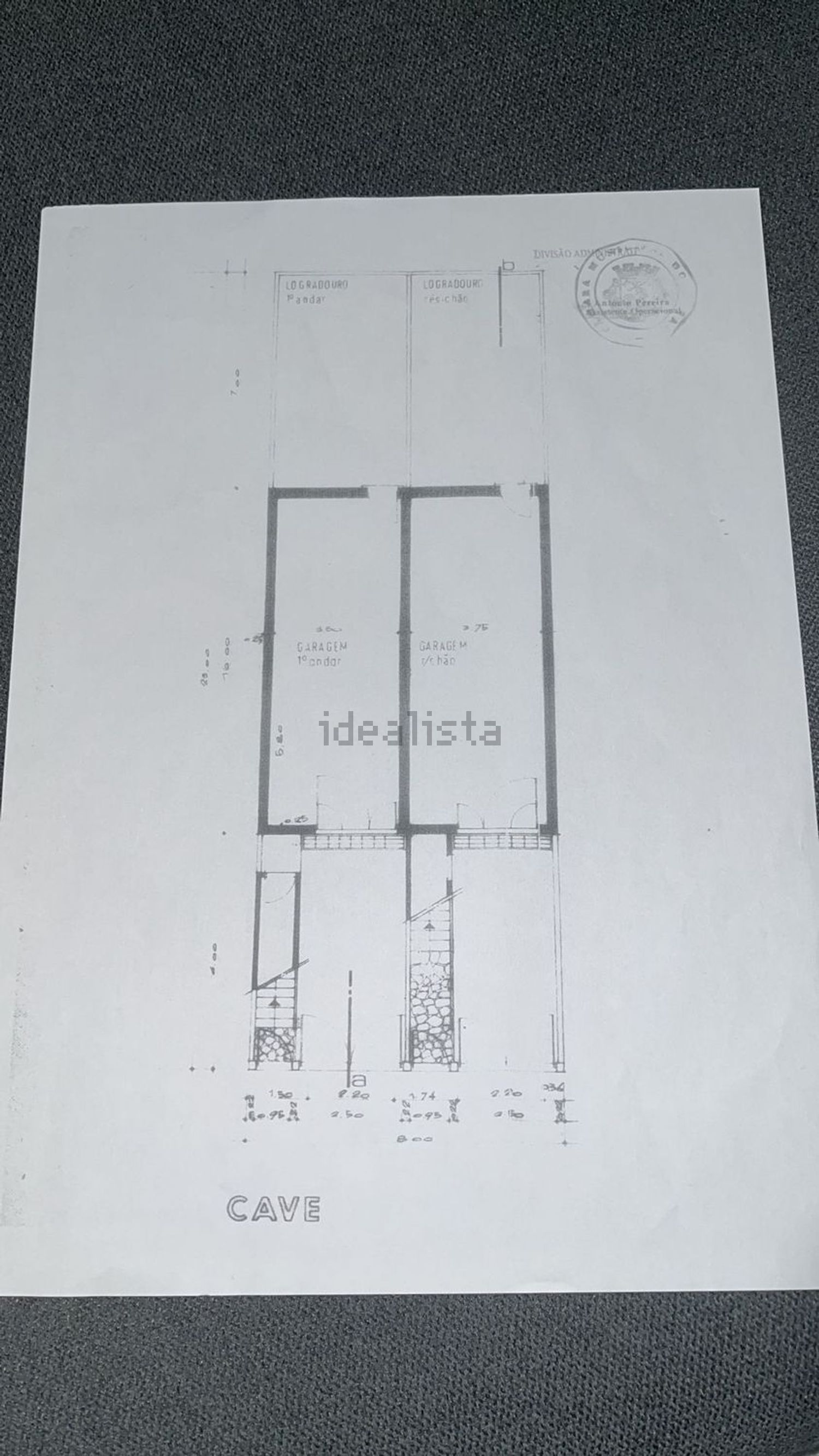 联排别墅出售在Avenida Vale de Milhaços, 311 - 平面图