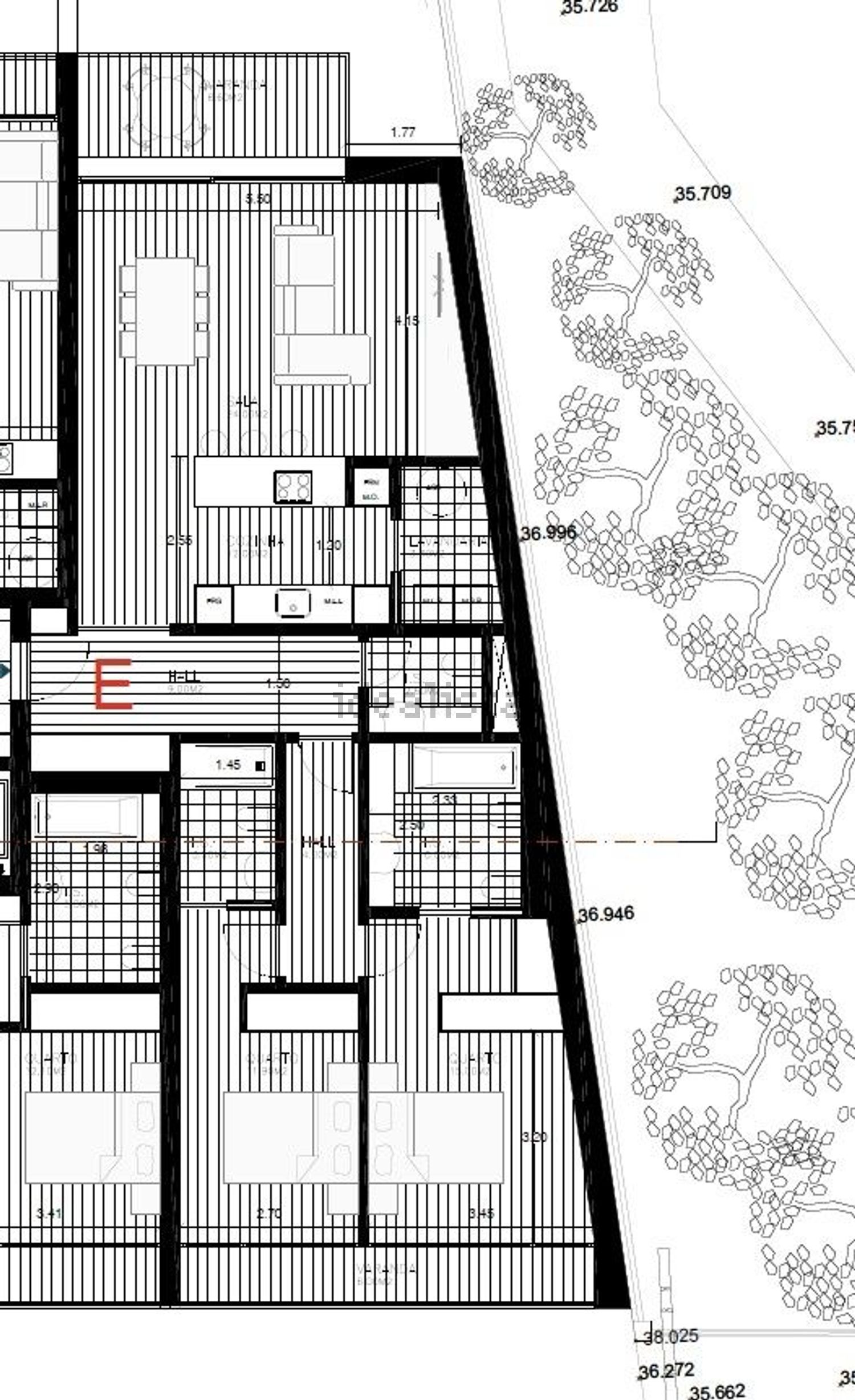 公寓 t2出售在Rua de Santo António, 287 - 平面图