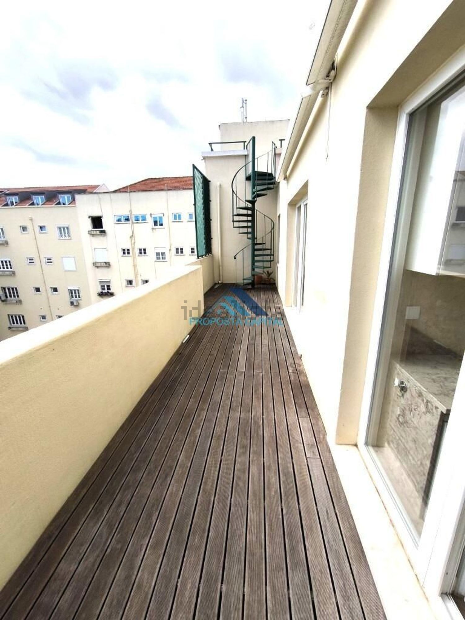 出租公寓 t4在 Bairro Azul - Parque Eduardo VII - 阳台