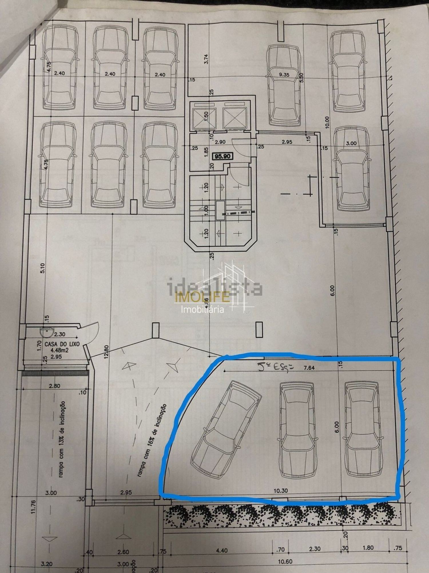 公寓 t3出售在Avenida das Acácias s/n - 平面图