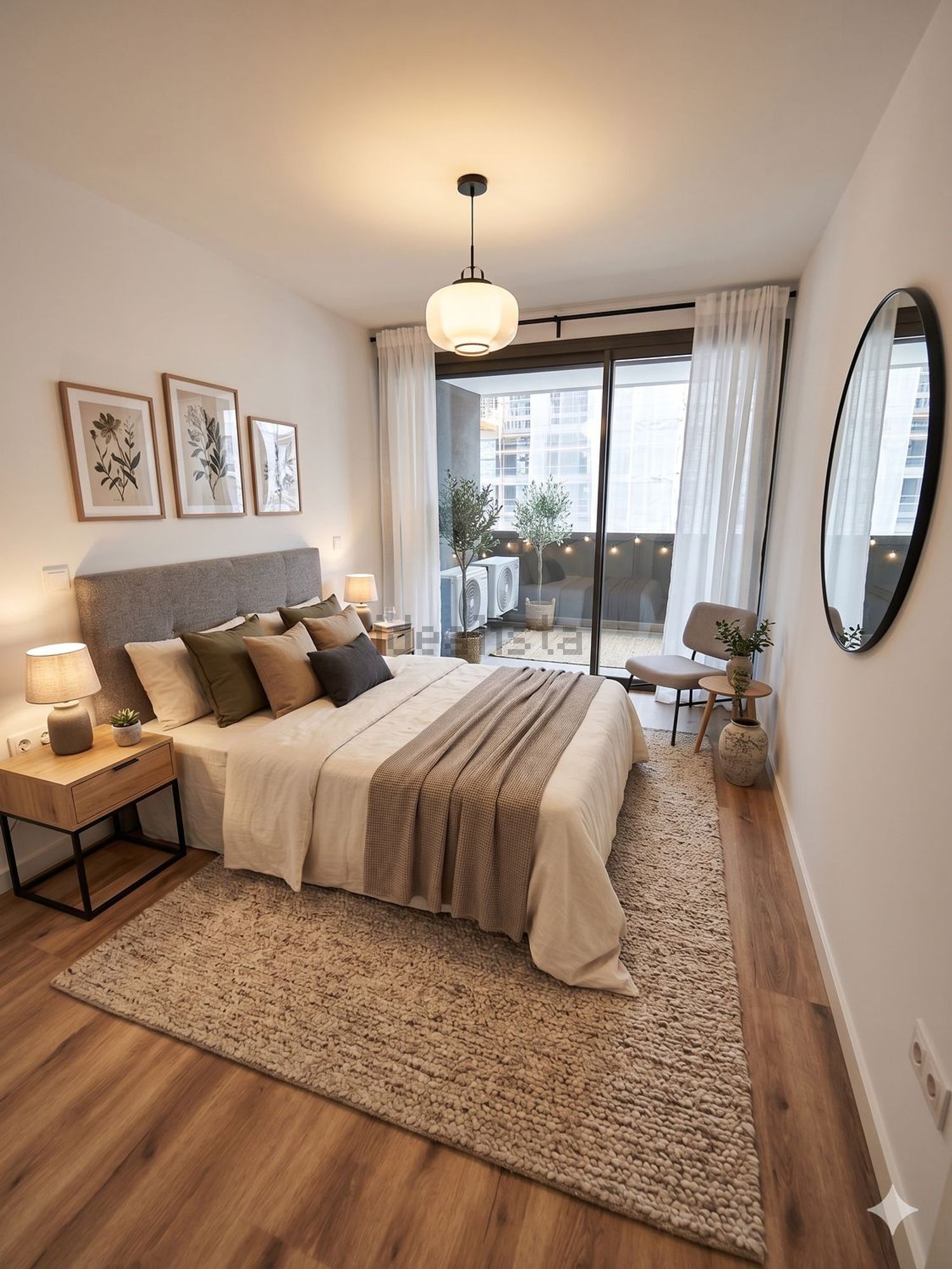 出租公寓 t1在Rua Manuel da Silva Cruz, 211 - 卧室