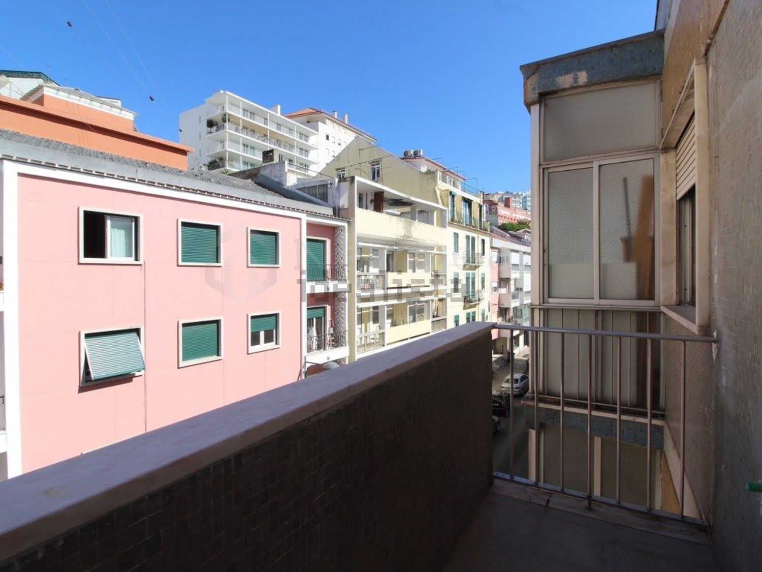 出租公寓 t1在Rua Damasceno Monteiro, 93 a - 阳台