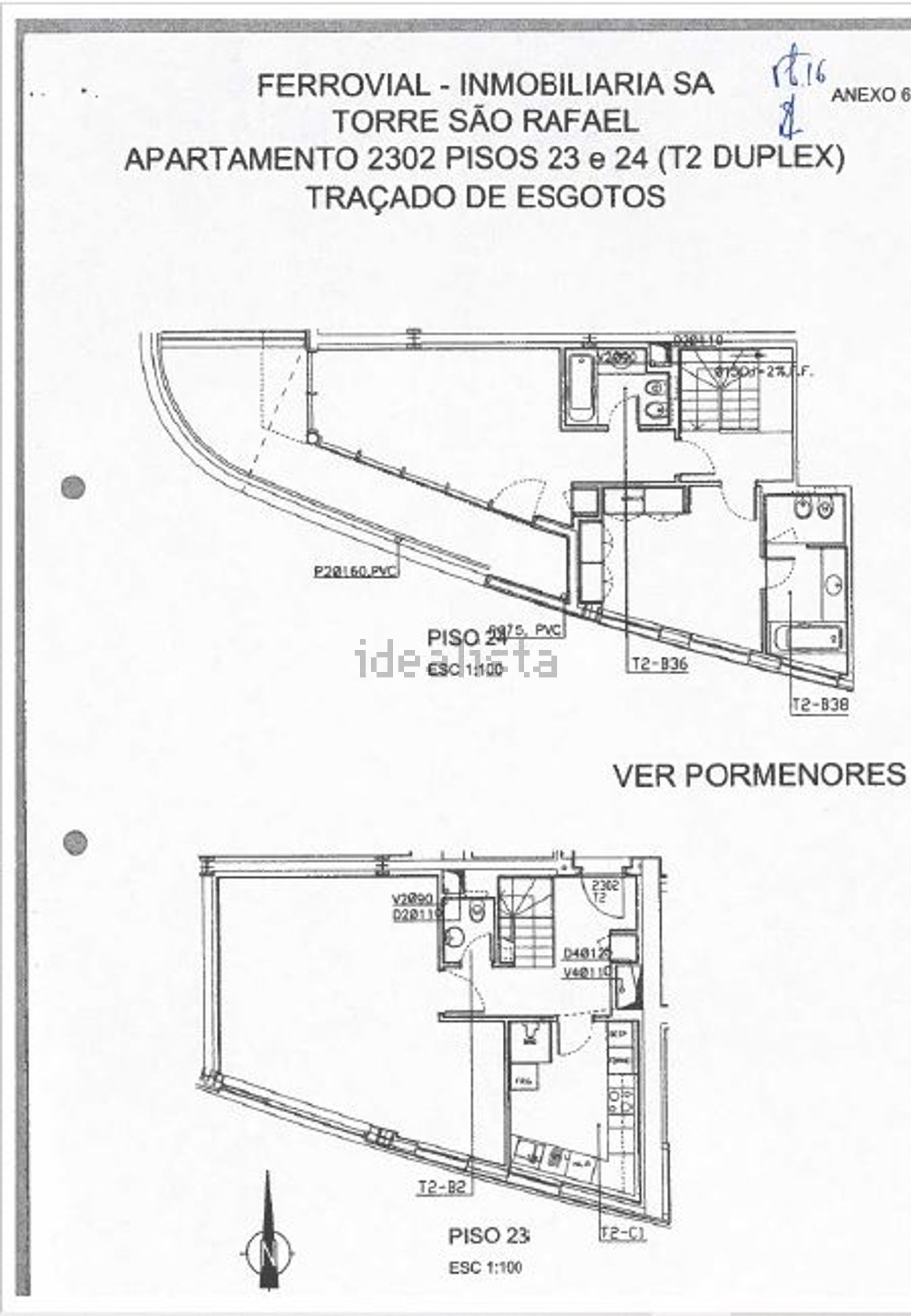 复式公寓出售在Avenida do Índico s/n - 平面图
