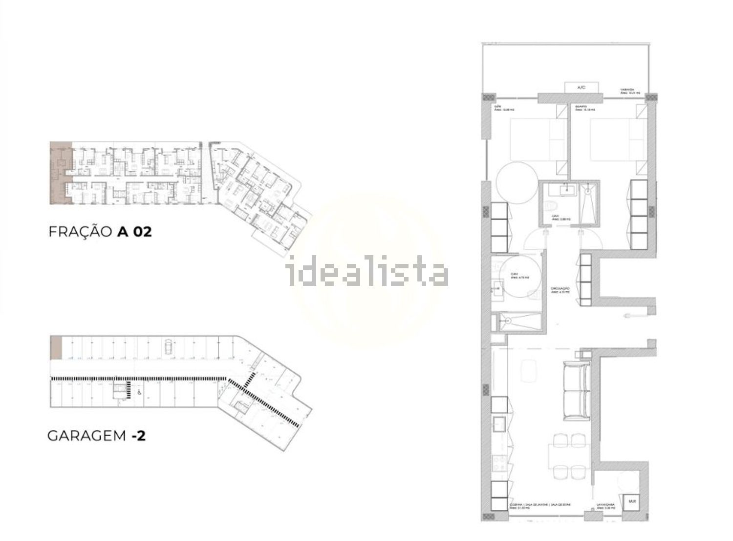 公寓 t2出售在 Formigosa - Corredoura - 平面图
