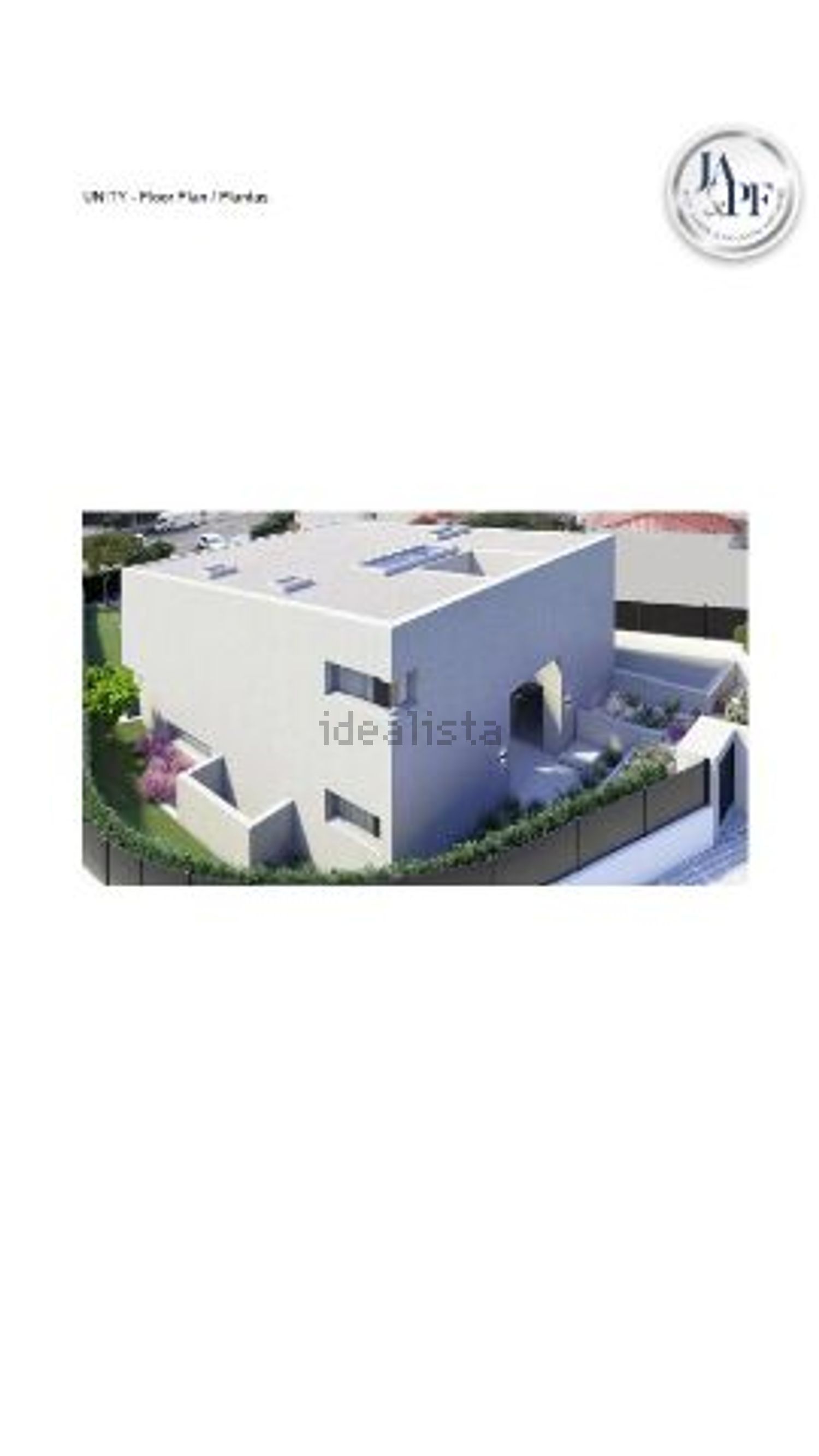小楼房或独栋别墅出售在Rua Florbela Espanca - 平面图