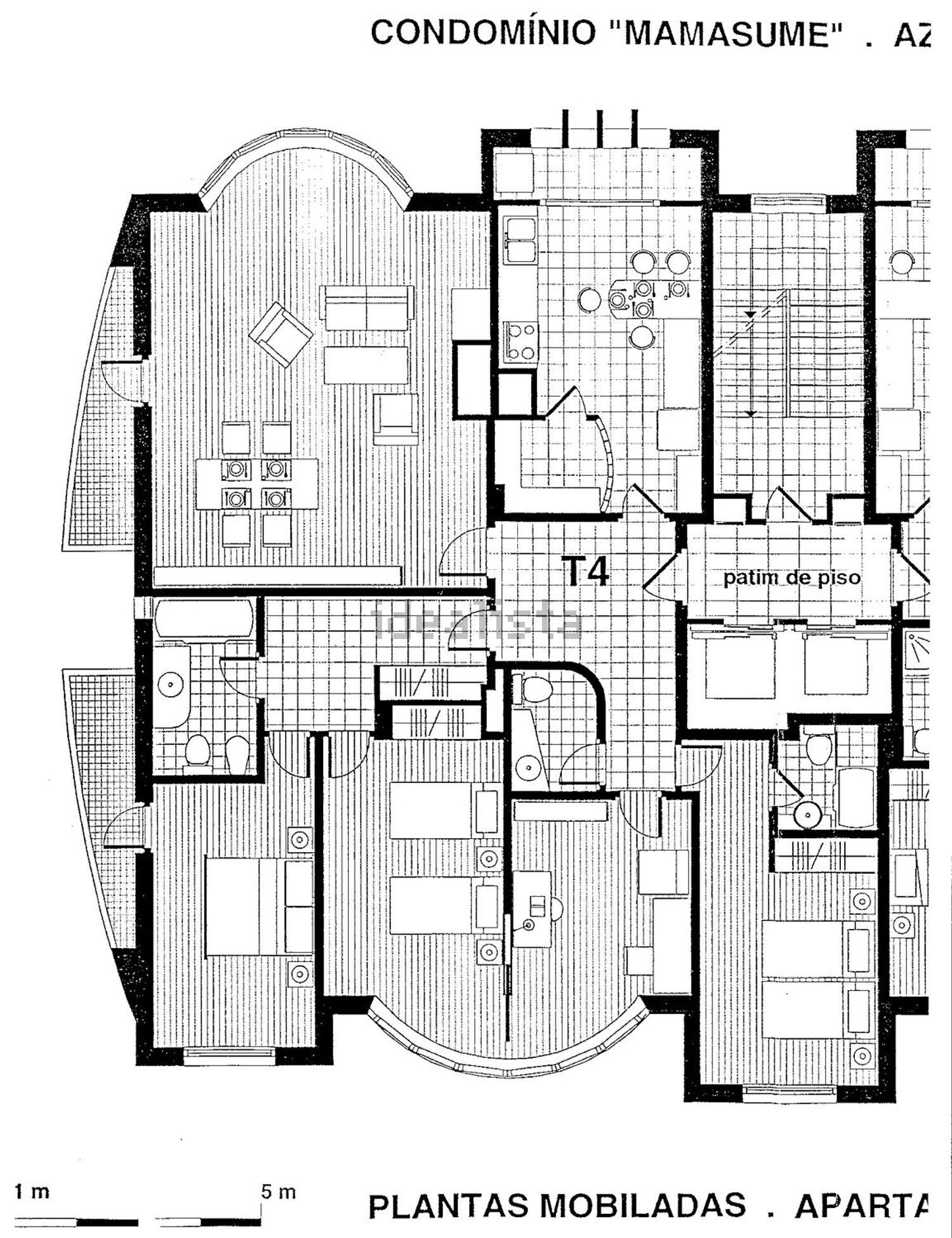 公寓 t4出售在Rua Nova Sintra - 平面图