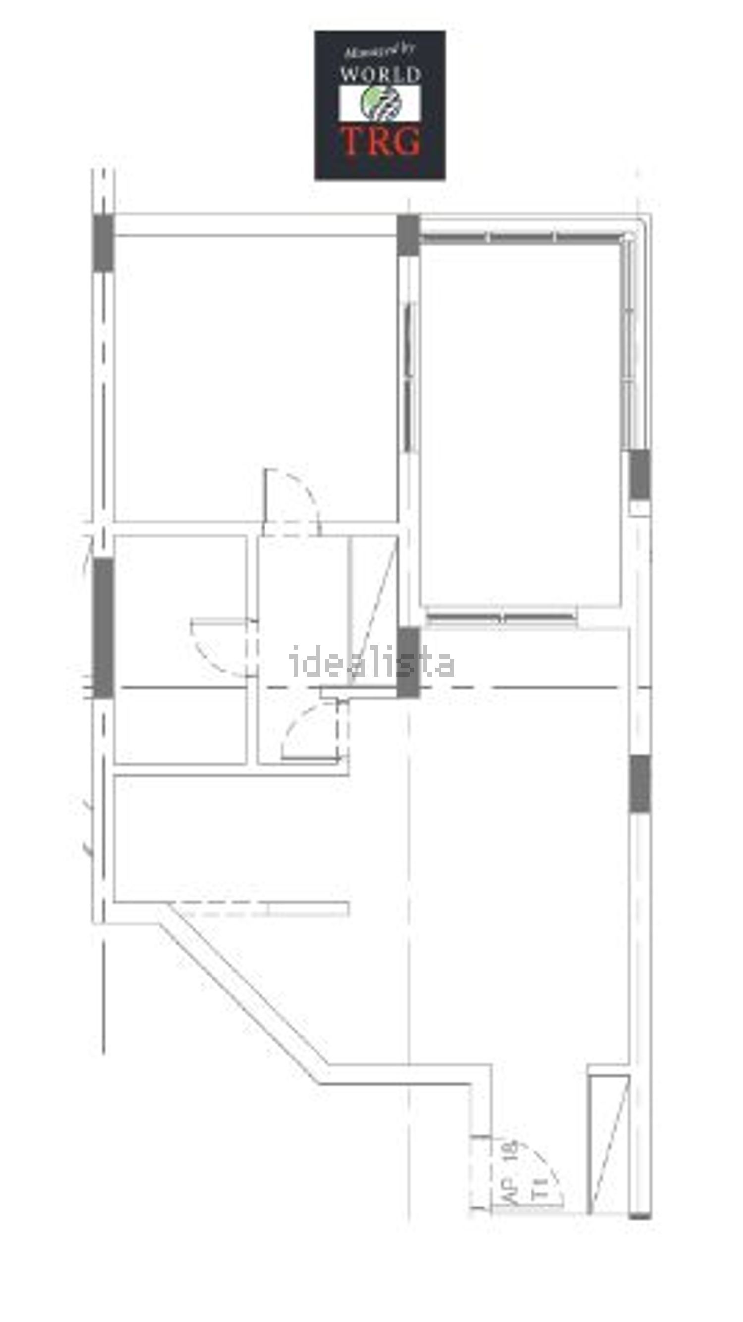 出租公寓 t1在Rua da Torre, 100 - 平面图