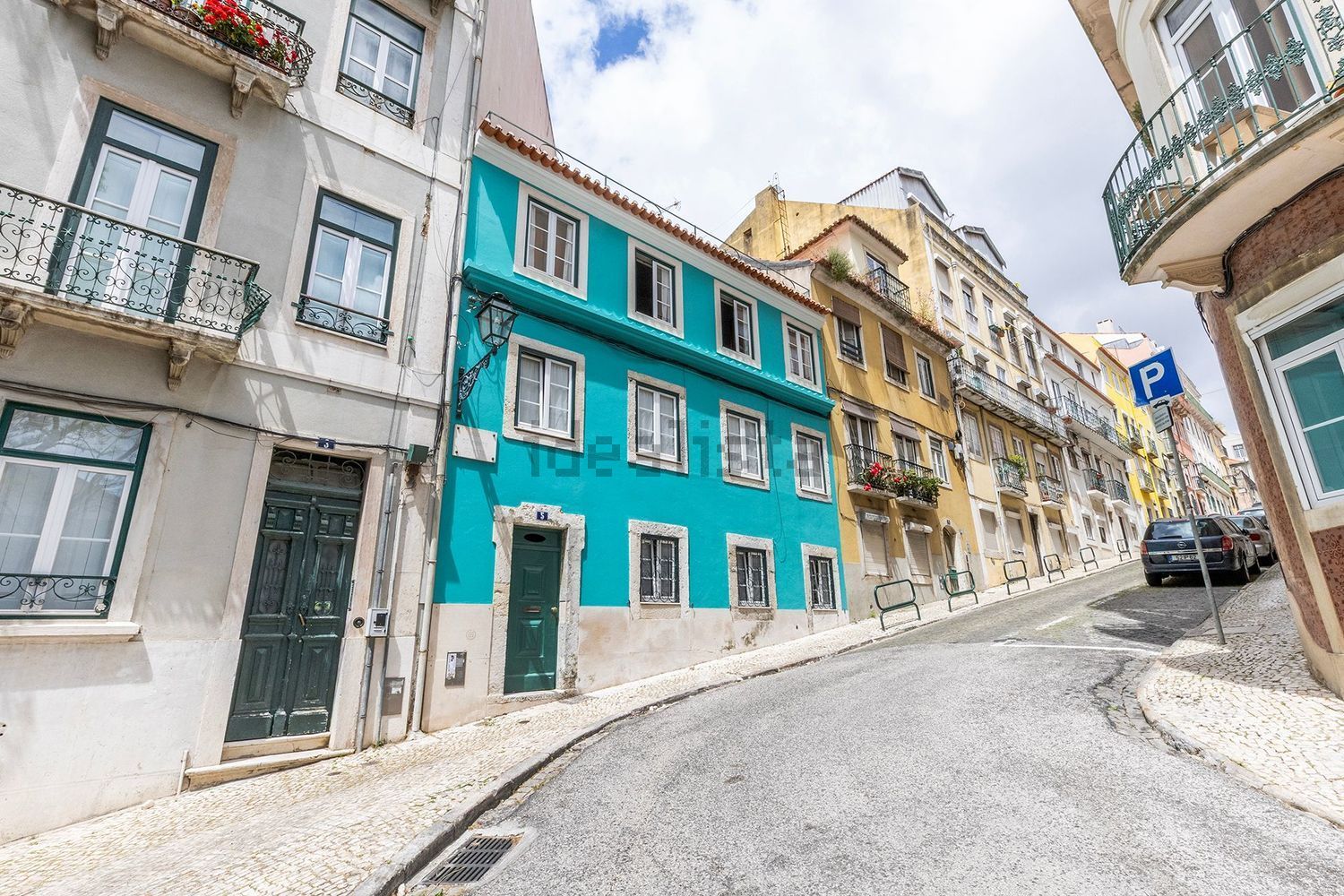 出租公寓 t1在Rua do Monte Olivete, 5 - 视线