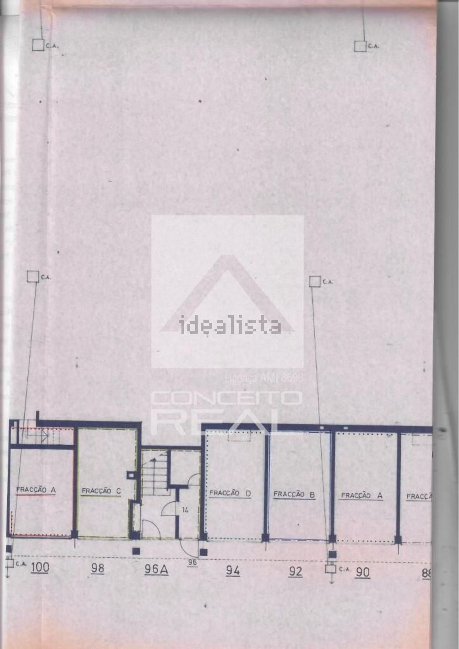 复式公寓出售在 Cooperativa dos Arquitectos - Fonte da Moura - Pedra Verde - 平面图