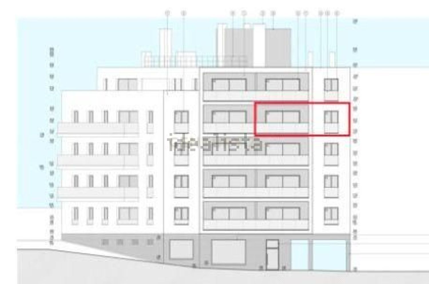 公寓 t2出售在Rua da Recosta, 43 - 平面图