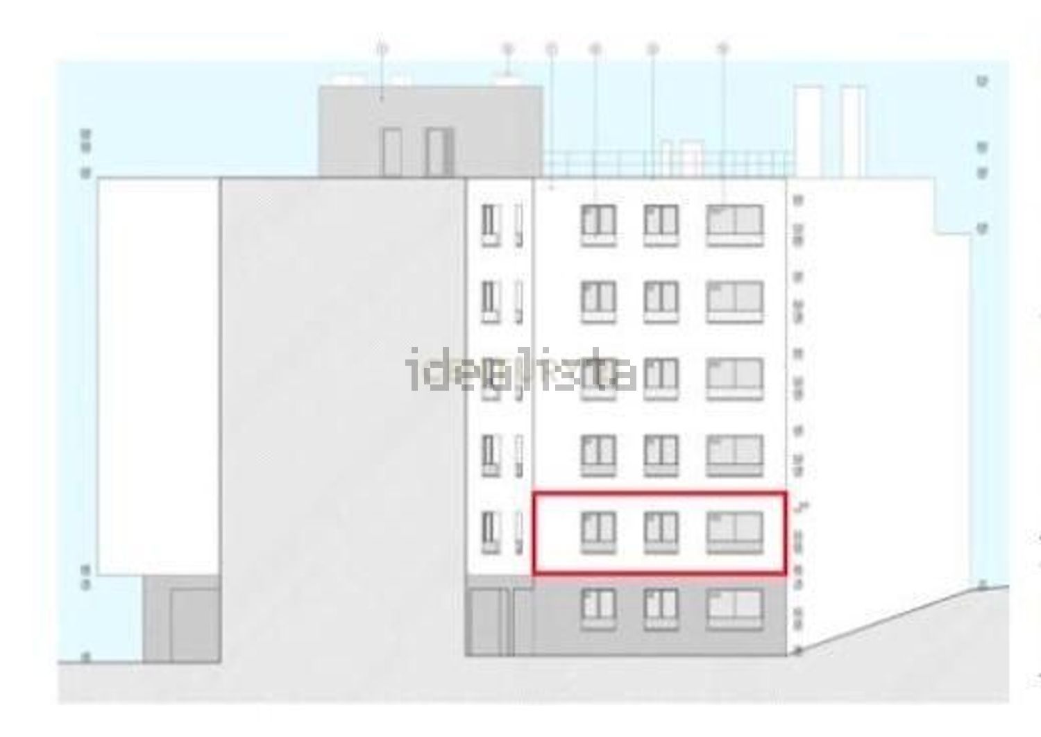 公寓 t2出售在Rua da Recosta, 43 - 平面图