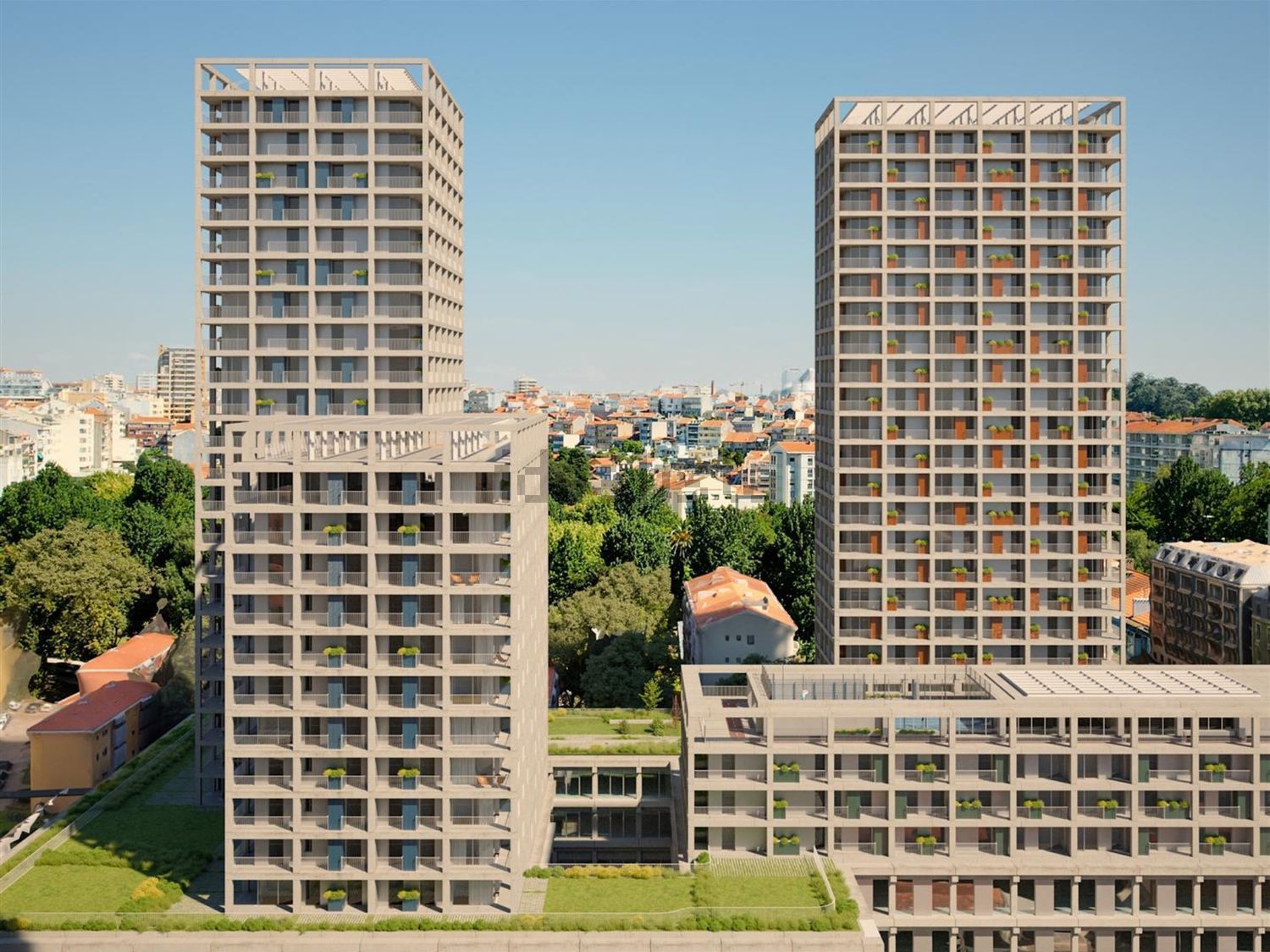 公寓 t1出售在Avenida de Fernão de Magalhães, 75 - 视线